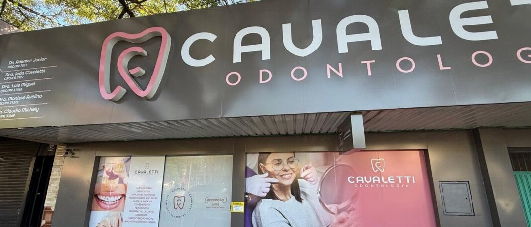 Fachada da Cavaletti Odontologia em Maringá
